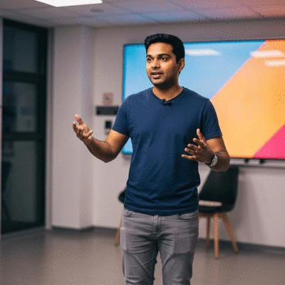 Professional conducting a home energy audit with thermal camera