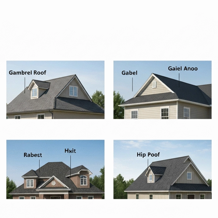 Comparing Residential Roof Shapes: Gambrel vs. Gable vs. Hip for Attic Space and Durability