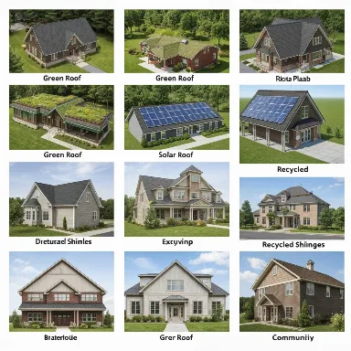 Eco-Friendly Roofing Options Infographic